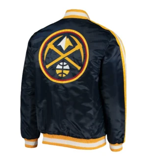 Alternative view of Denver Nuggets The Offensive Team Players Varsity Jacket