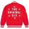 Alternative view of Detroit Red Wings OVO Full-Snap Wool Varsity Jacket