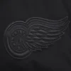 Detroit Red Wings Neutral Satin Varsity Jacket - Image 6