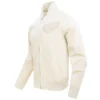 Detroit Red Wings Neutral Satin Varsity Jacket - Image 2