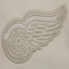 Detroit Red Wings Neutral Satin Varsity Jacket - Image 6