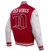 Detroit Red Wings Retro Classic Red/White Varsity Jacket - Image 3