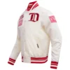 Detroit Red Wings Retro Classic Satin Varsity Jacket - Image 2