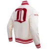 Detroit Red Wings Retro Classic Satin Varsity Jacket - Image 3