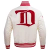 Detroit Red Wings Retro Classic Satin Varsity Jacket - Image 4