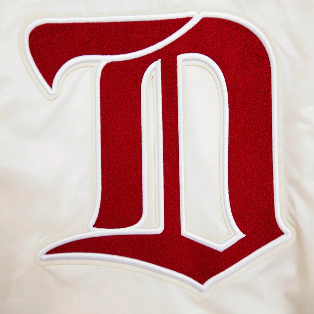 Detroit Red Wings Retro Classic Satin Varsity Jacket - Image 5