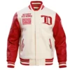 Detroit Red Wings Men's Retro Classic Wool & Leather Varsity Jacket