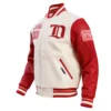Alternative view of Detroit Red Wings Men's Retro Classic Wool & Leather Varsity Jacket