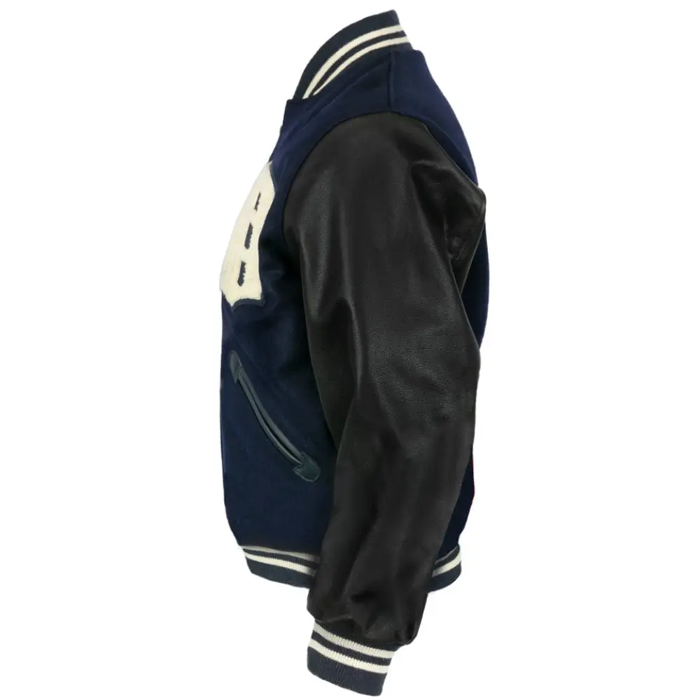 Detroit Tigers 1955 Authentic Wool & Leather Varsity Jacket - Image 6