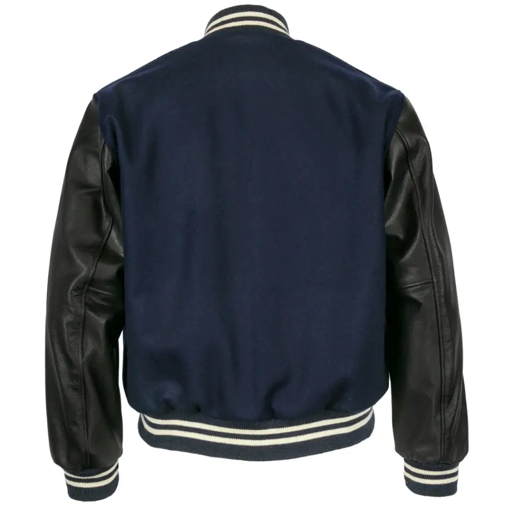 Detroit Tigers 1955 Authentic Wool & Leather Varsity Jacket - Image 2
