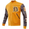 Detroit Tigers Classic Wool & Leather Varsity Jacket - Image 4