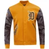 Detroit Tigers Classic Wool & Leather Varsity Jacket