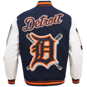 Alternative view of Detroit Tigers Mashup Wool & Leather Varsity Jacket