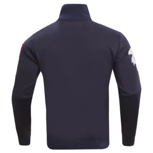 Alternative view of Detroit Tigers Neutral Stand Up Collar Polyester Varsity Jacket