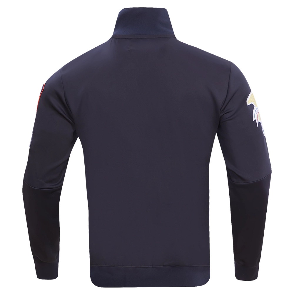 Detroit Tigers Neutral Stand Up Collar Polyester Varsity Jacket - Image 2
