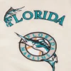 Florida Marlins Retro Classic Rib Satin Varsity Jacket - Image 6