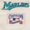 Florida Marlins Retro Classic Rib Satin Varsity Jacket - Image 5