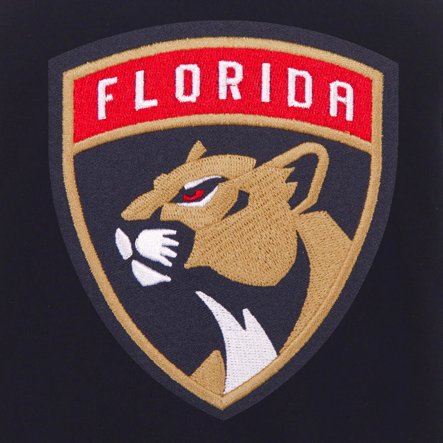 Florida Panthers Wool & Leather Reversible Varsity Jacket - Image 4