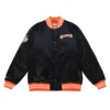 San Francisco Giants Cooperstown Heavyweight Satin Black Jacket