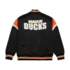 Anaheim Ducks Cooperstown Heavyweight Satin Varsity Jacket - Image 2