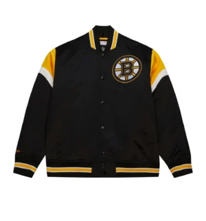 Boston Bruins Cooperstown Heavyweight Satin Jacket