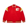 Calgary Flames Cooperstown Heavyweight Satin Jacket