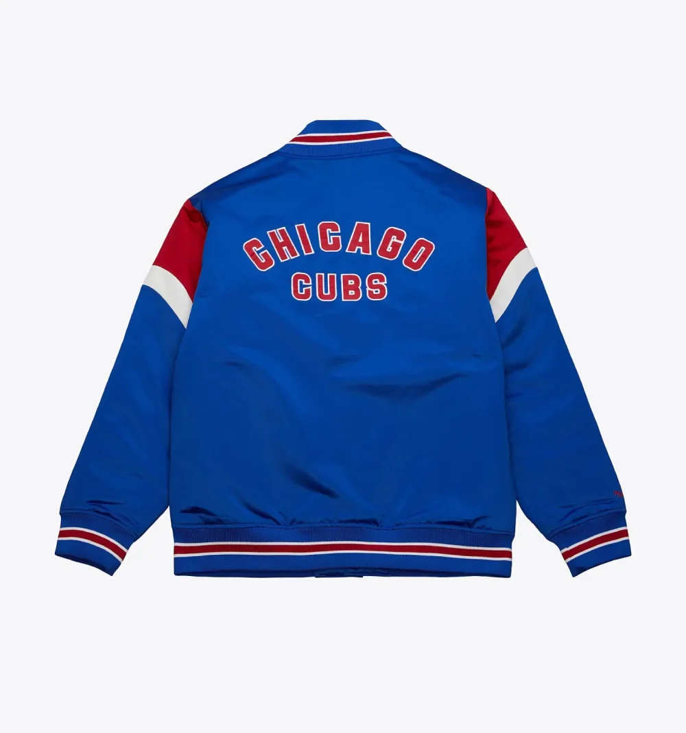 Alternative view of Cooperstown Heavyweight Satin Jacket Chicago Cubs