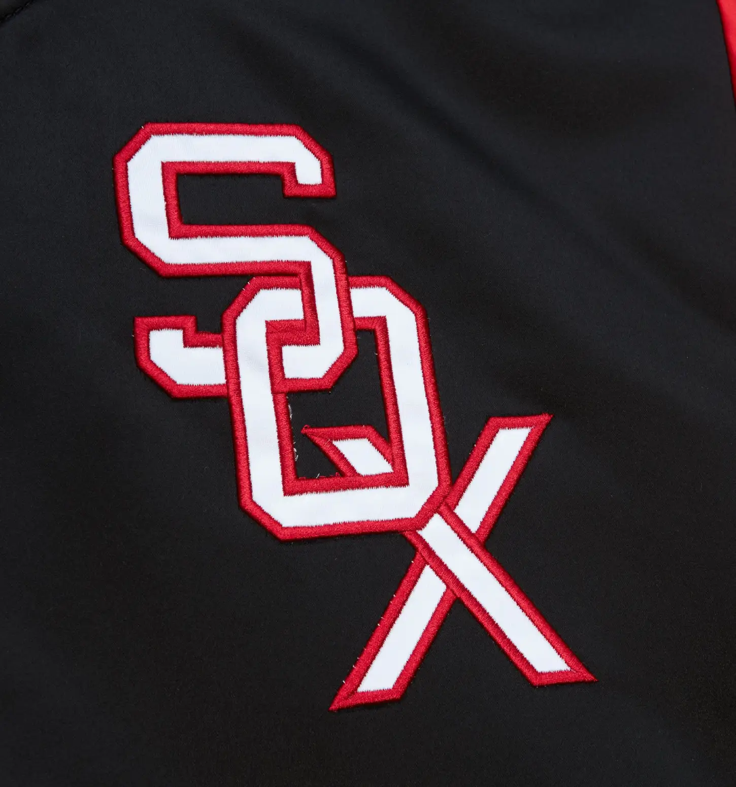 Chicago White Sox Cooperstown Heavyweight Full-Snap Satin Varsity Jacket - Image 2