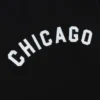 Chicago White Sox Lightweight Raglan Black Satin Varsity Jacket - Image 3