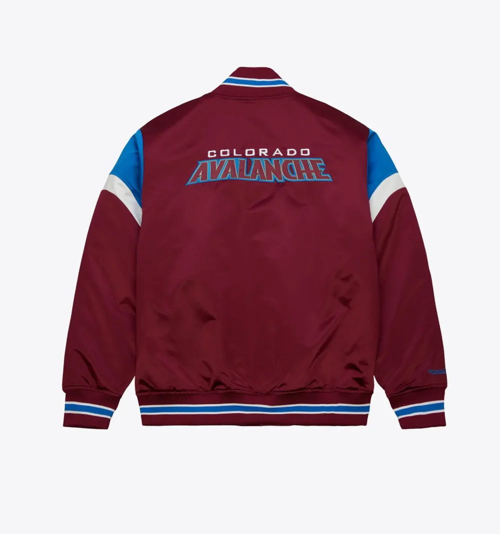 Alternative view of Colorado Avalanche Cooperstown Heavyweight Satin Jacket