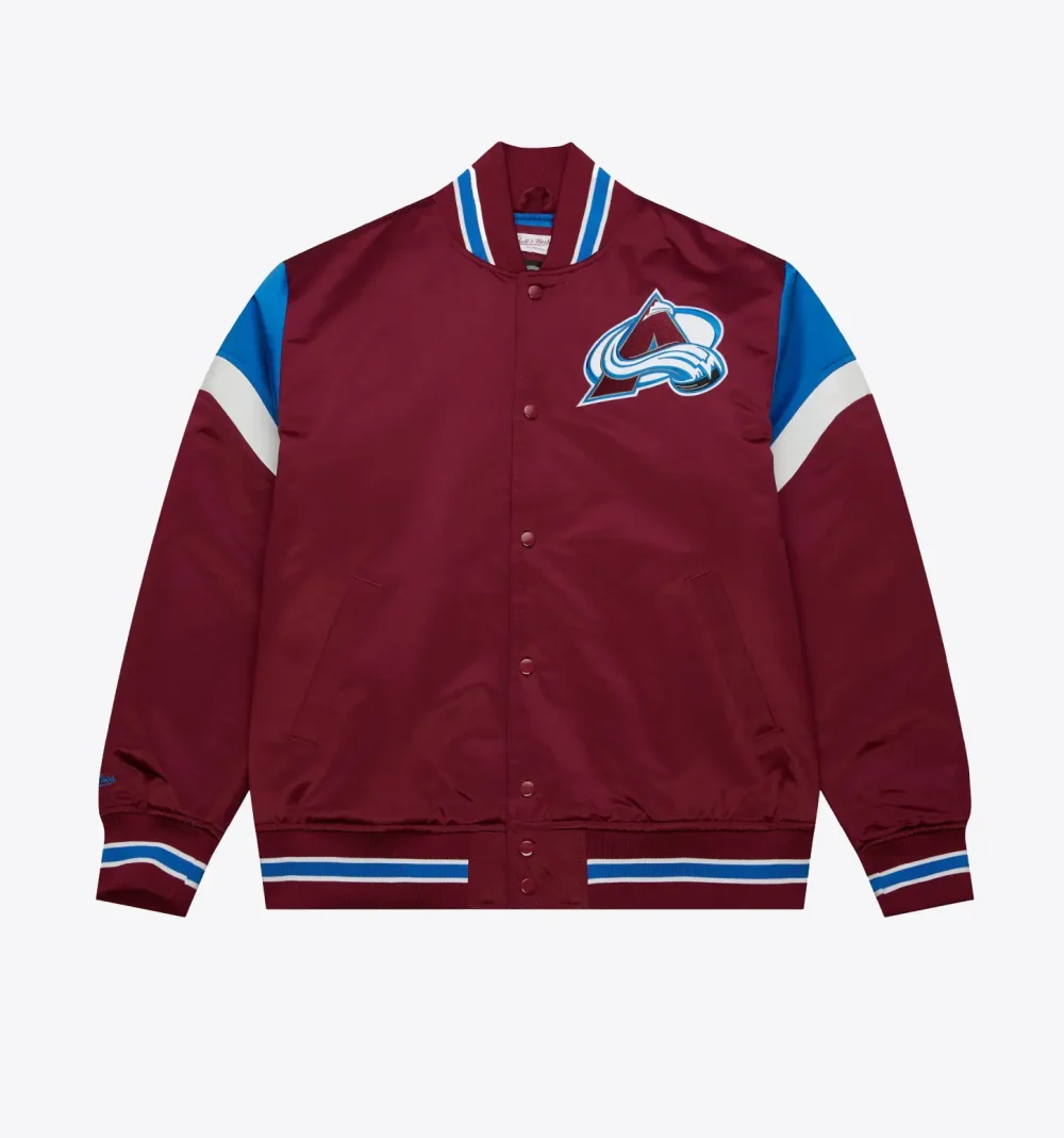 Colorado Avalanche Cooperstown Heavyweight Satin Jacket