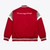 Detroit Red Wings Cooperstown Heavyweight Satin Jacket - Image 2
