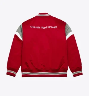 Alternative view of Detroit Red Wings Cooperstown Heavyweight Satin Jacket