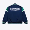 Hartford Whalers Cooperstown Heavyweight Satin Jacket - Image 2