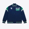 Hartford Whalers Cooperstown Heavyweight Navy Full-Snap Jacket