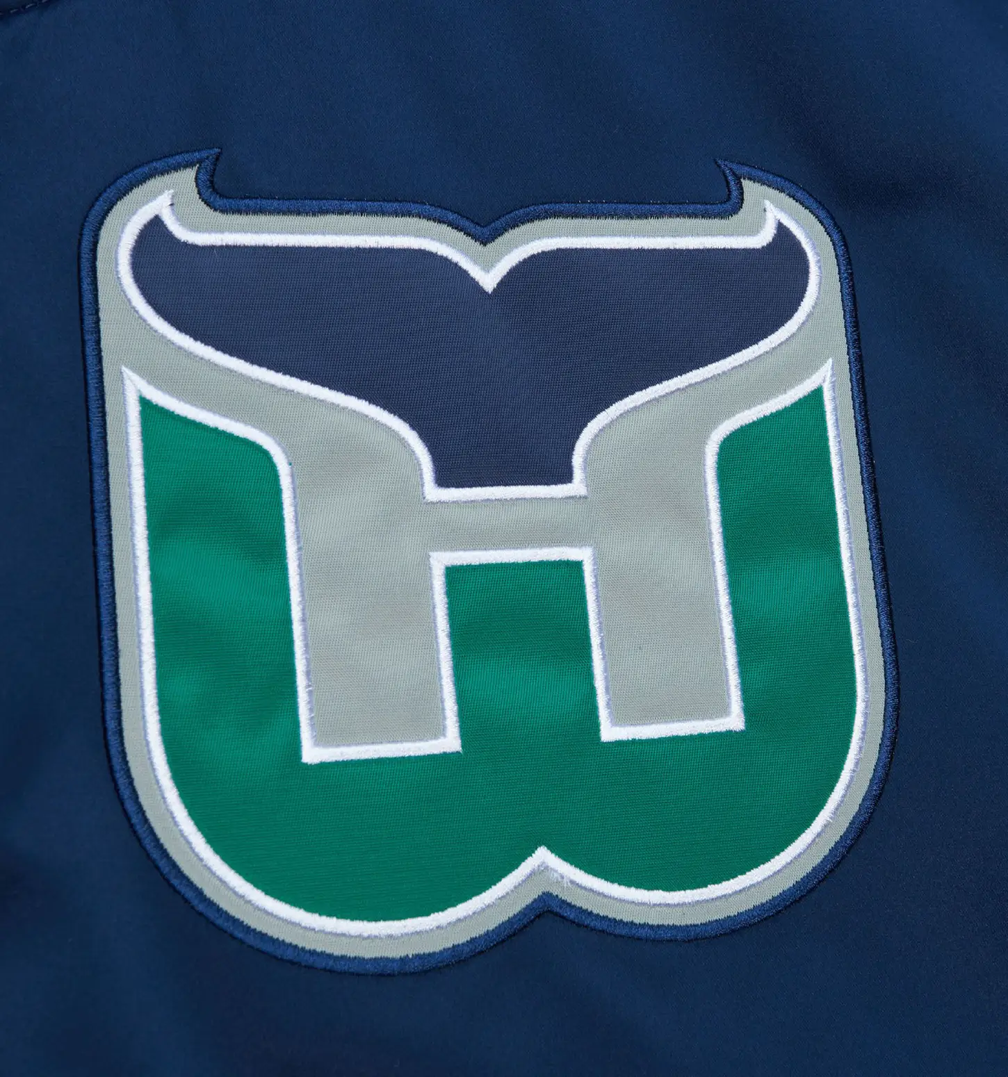Hartford Whalers Cooperstown Heavyweight Satin Jacket - Image 3