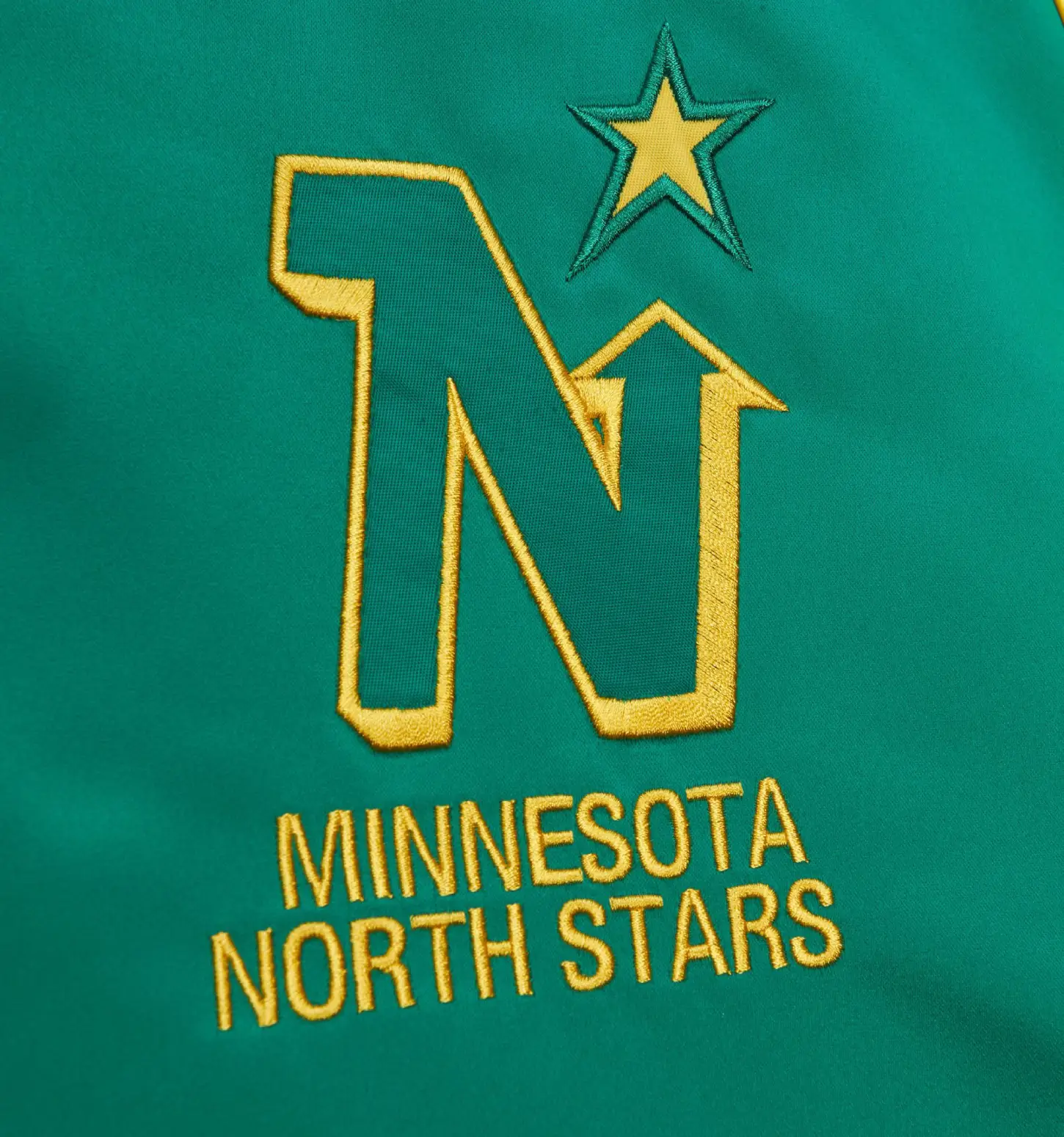 Minnesota North Stars Cooperstown Heavyweight Satin Jacket - Image 3