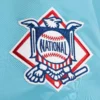 Philadelphia Phillies Cooperstown Heavyweight Sky Blue Satin Varsity Jacket - Image 4