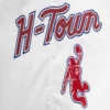 Houston Rockets Pro Standard 2023/24 City Edition Full-Snap White Satin Varsity Jacket - Image 3