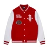 Houston Rockets Team Legacy Western Conference Red & White Wool Varsity Jacket