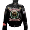 Jeff Hamilton Denver Nuggets Nba Championship Black Full Leather  Jacket