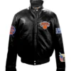 Jeff Hamilton New York Knicks Black Full Leather Jacket