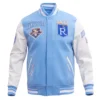 Kansas City Royals Men's Retro Classic Wool & Leather Varsity Jacket