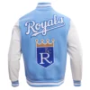 Kansas City Royals Men's Retro Classic Wool & Leather Varsity Jacket - Image 2