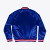 Atlanta Braves Lightweight Raglan Full-Snap Satin Varsity Jacket - Image 2