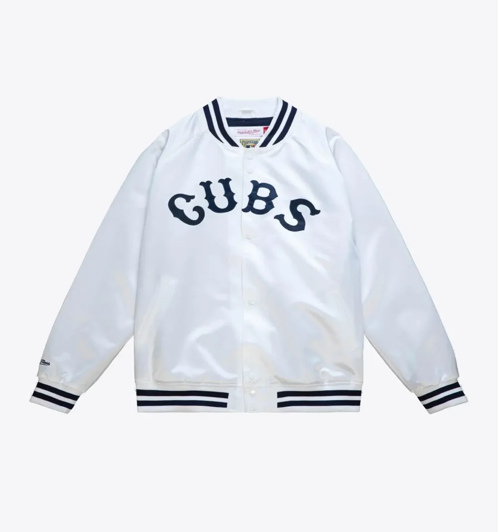 Lightweight Raglan Satin Jacket Chicago Cubs