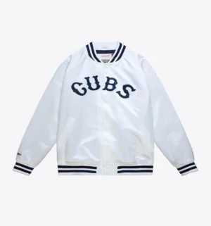 Lightweight Raglan Satin Jacket Chicago Cubs