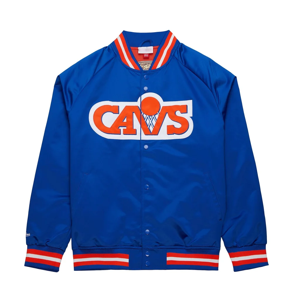 Lightweight Raglan Satin Varsity Jacket Cleveland Cavaliers