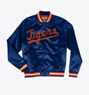 Detroit Tigers Lightweight Raglan Satin Jacket