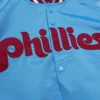 Philadelphia Phillies Lightweight Raglan Satin Jacket - Image 3